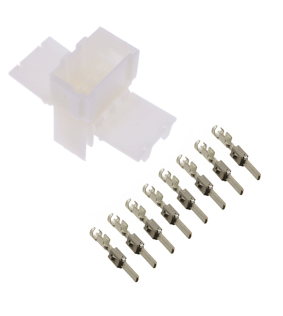 DTCO Tacho A-Stecker Stecker Male weiß inklusive Pins Kontakte