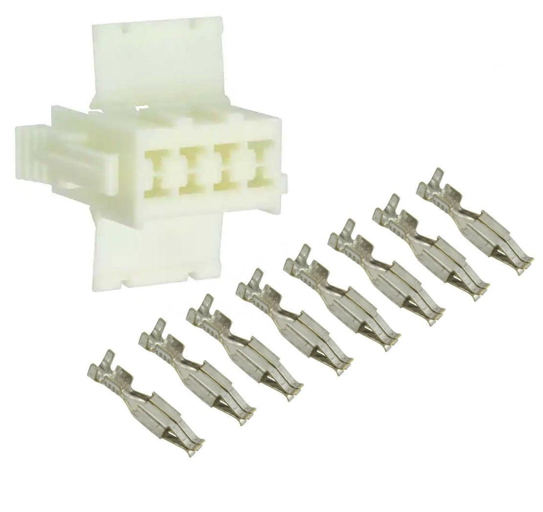 A-connector Tacho FEMALE (white) with 8 PINS