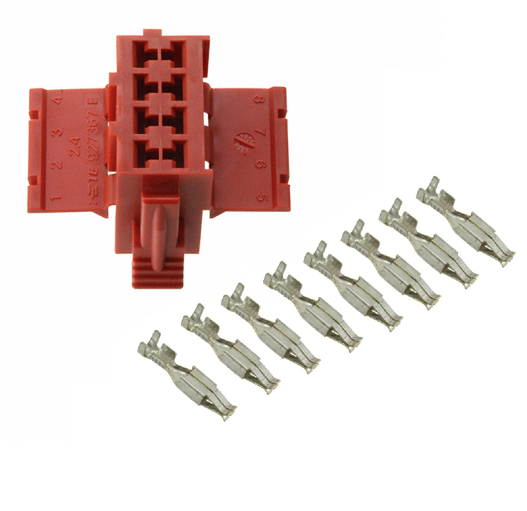 C-Stecker Tacho FEMALE (rot) mit 8 PINS