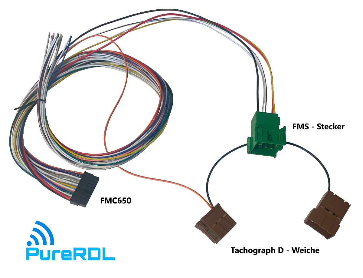 Teltonika FMC650 Kabel für FMS Schnittstelle und D-Stecker DTCO Tacho