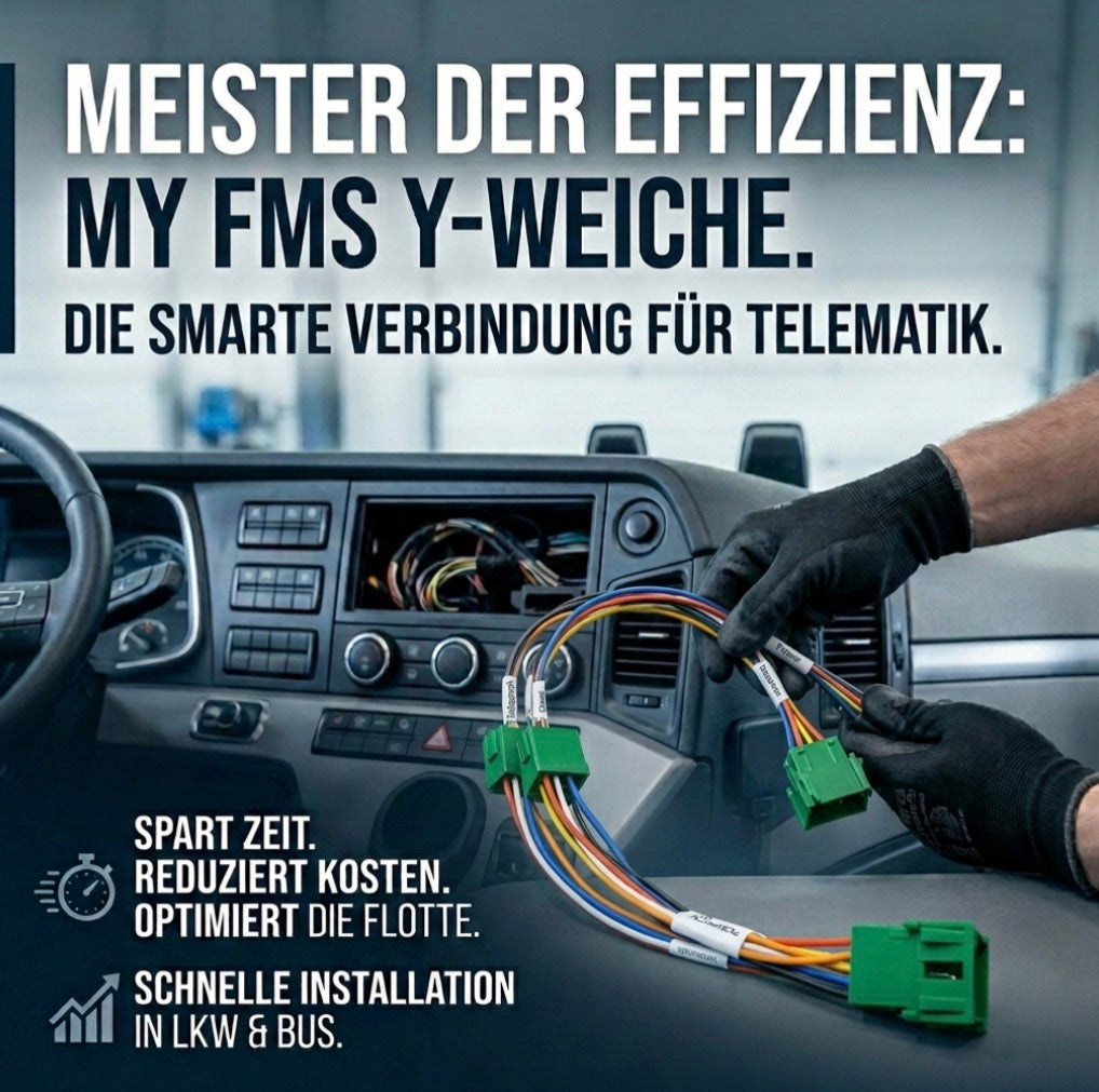 Y‑Weiche FMS Stecker 1x Male auf 2x Female, 20 cm