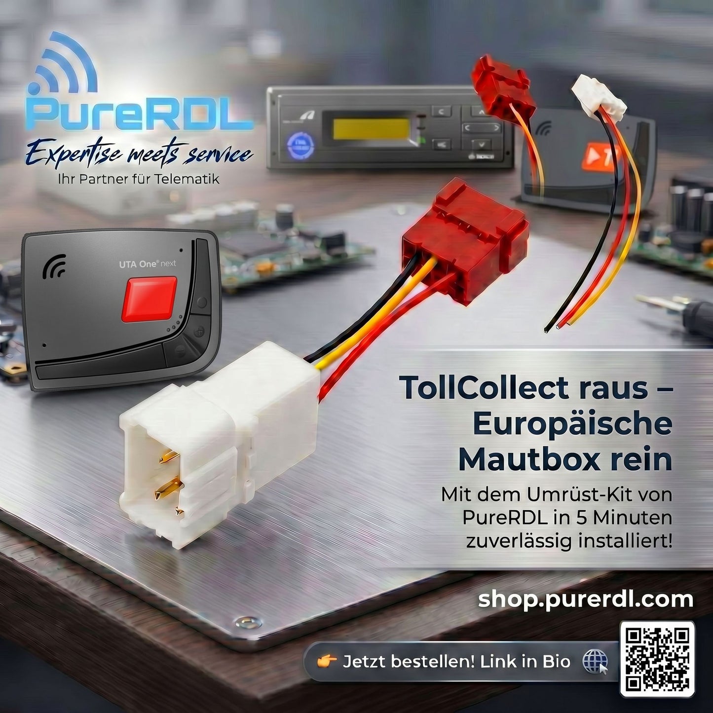 Toll Collect Umrüstung auf UTA Box und Telepass etc.