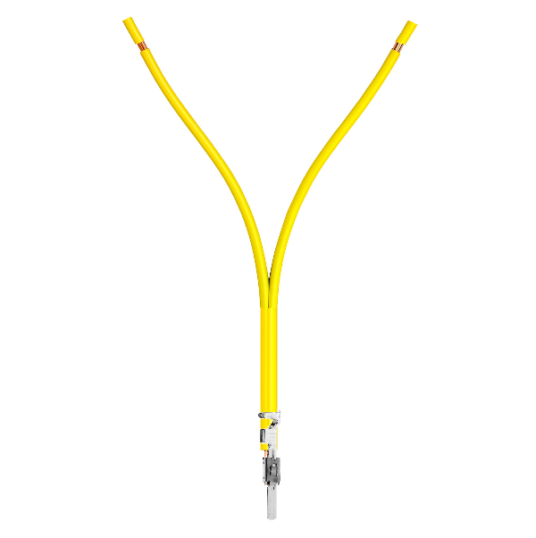 FLRY Y-Kabel gelb Male auf 2x Teilabzug