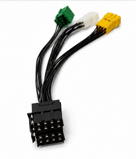 Abzweig‑Adapter Mercedes DTCO A+B auf A & B Male und FMS Female 12‑polig