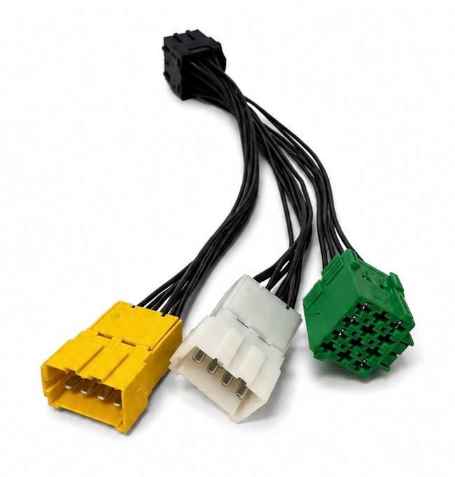 Abzweigung Mercedes DTCO A+B auf A und B Male und FMS Female 12POS