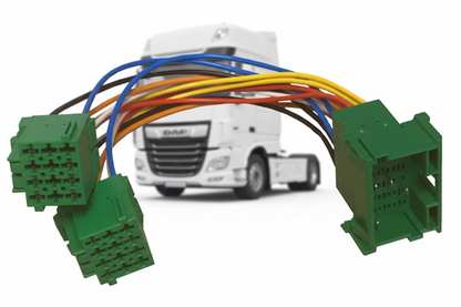 DAF FMS Y-Weiche 18 Pos MALE auf 2x 12 Pos FEMALE